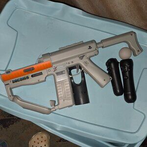Sony Playstation Sharp Shooter Gun & Wand Controllers and Move Camera